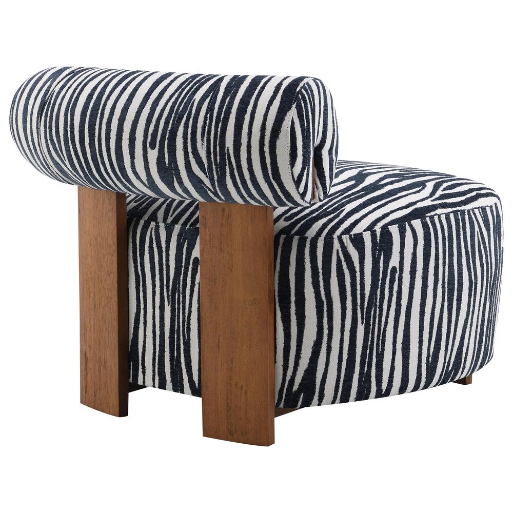 Furniture of America Orynt Accent Chair in Blue, , large