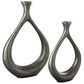 Ashley Dimaia 2-Piece Vase Set in Antique Silver, , large