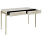 Uttermost Jewel Desk in White and Gold, , large