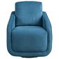 Lifestyle Solutions Lydia Swivel Accent Chair in Blue, , large