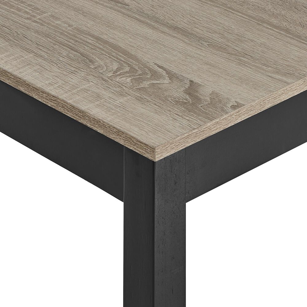 Crown Mark Forana Dining Table in Brown and Black - Table Only, , large