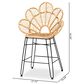 Baxton Studio Garan Counter Stool in Black, , large