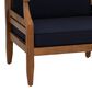 Linon Home Decor Arlen Patio Arm Chair in Navy, , large