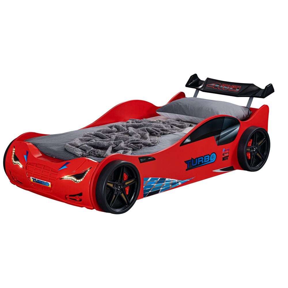 Furniture of America Twin Racecar Bed, , large