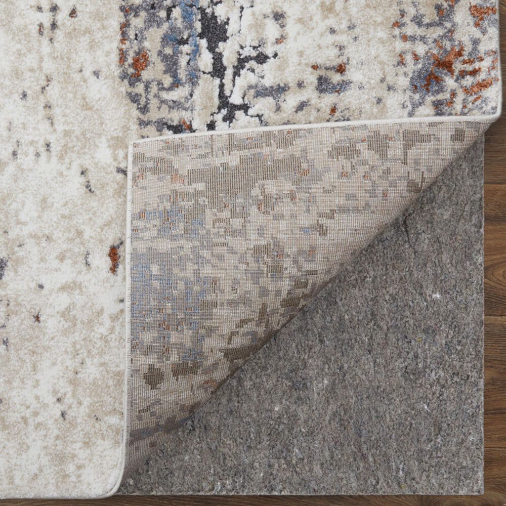 Feizy Gilmore Ivory and Blue 9' x 12' Area Rug, , large