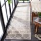 Safavieh Cabana CBN333F 2"2" x 9" Grey and Ivory Indoor/Outdoor Performance Runner, , large