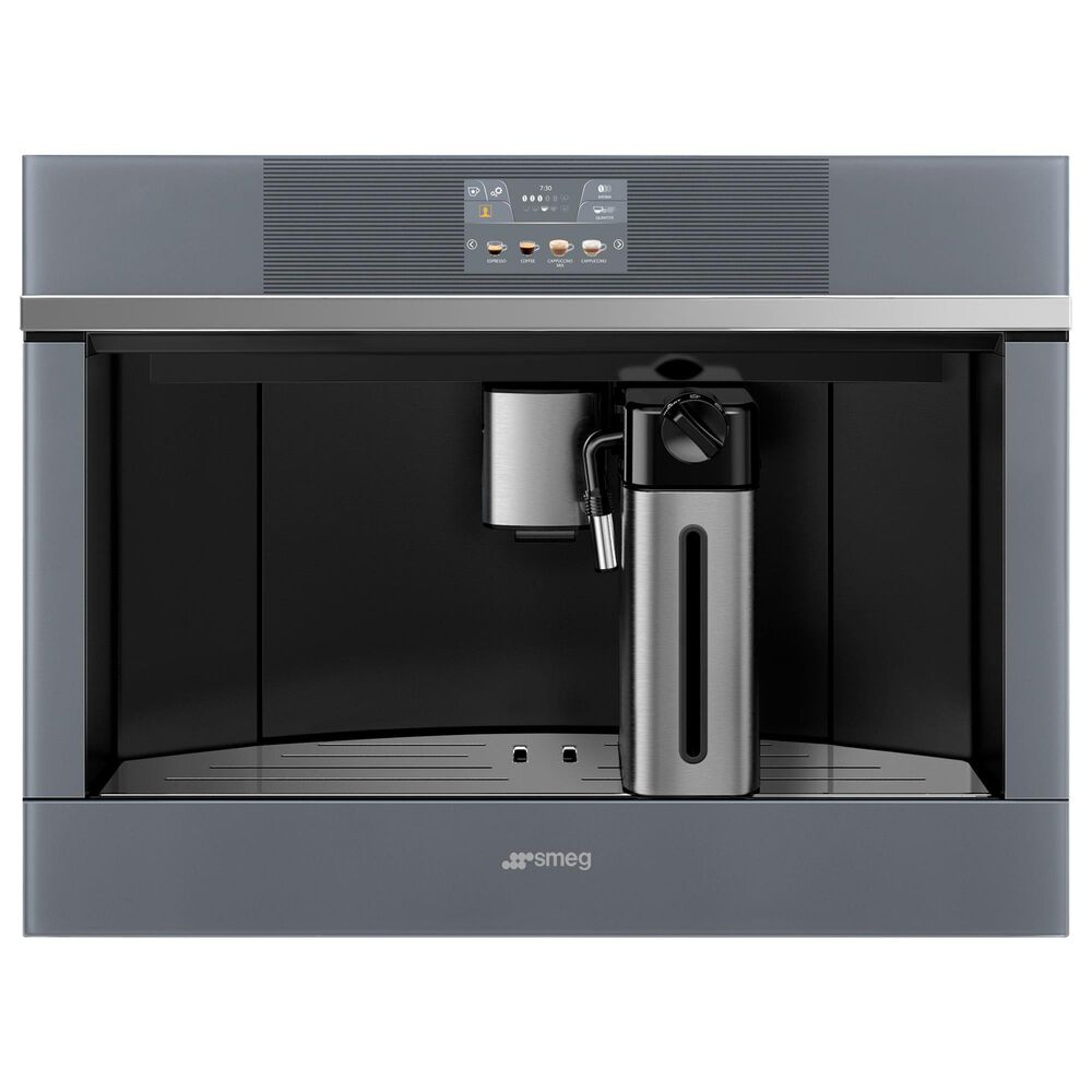 SMEG Linea 24" Coffee Machine in Silver, , large