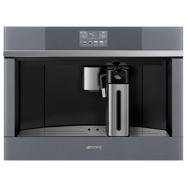 SMEG Linea 24" Coffee Machine in Silver, , large
