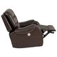 Linon Home Decor Barrett Power Glider Recliner in Rich Brown, , large