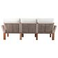 Southern Enterprises Brendina 4-Piece Conversation Set in Oiled Acacia and Natural, , large
