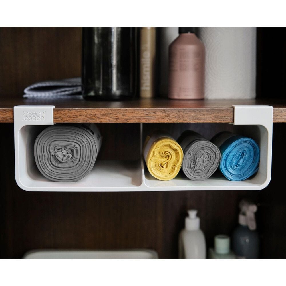 Joseph Joseph CupboardStore Film, Foil and Bag Organizer in Stone, , large