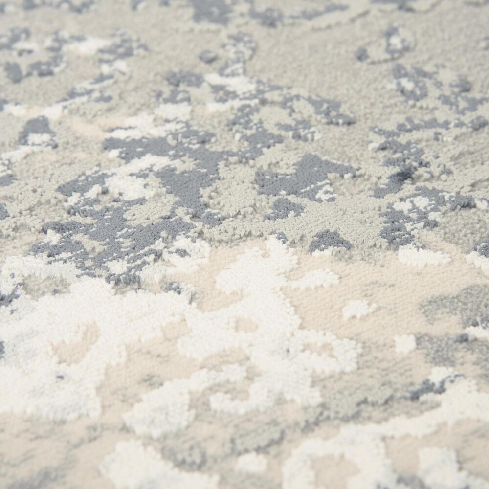 RIZZY Chelsea 2&#39;7&quot; x 9&#39;6&quot; Cream/Gray Runner, , large