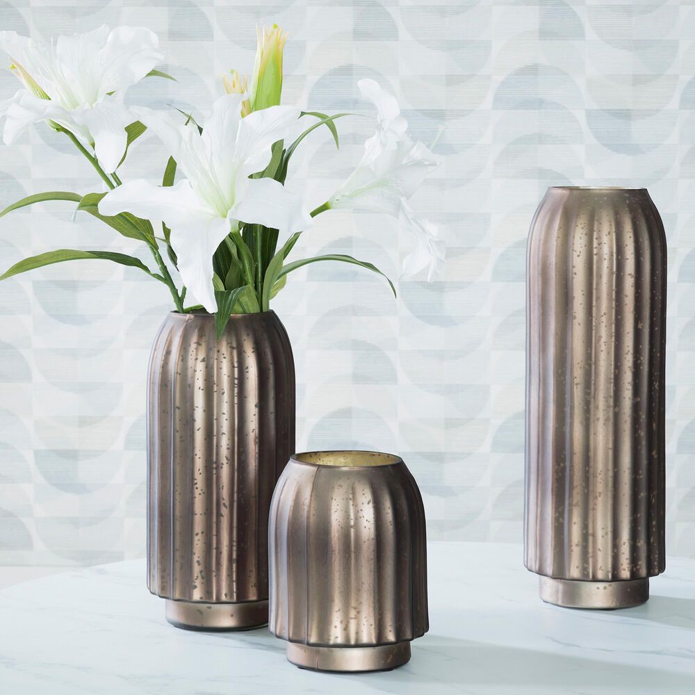Ashley Briarcott 18&quot; Vase in Brown, , large