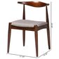 Baxton Studio Amato Side Chair in Walnut Brown (Set of 2), , large