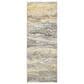 Feizy Aura 3735F 2"10" x 7"10" Gold and Gray Runner, , large