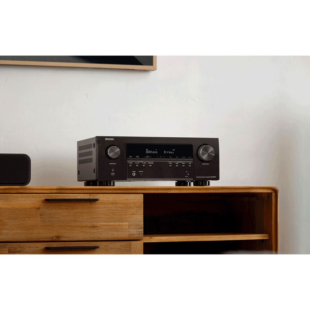 Denon 90W 7.2-Channel AV Receiver in Black, , large