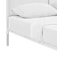 Modway Della Vinyl Platform King Bed in White, , large