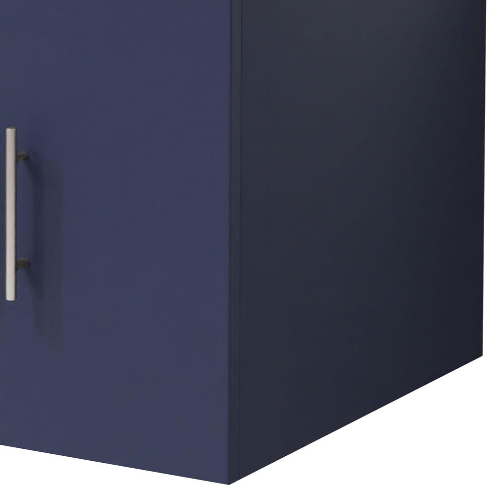 Lexora Home Geneva 24" Single Bathroom Vanity in Navy Blue with 2 cm White Cultured Marble Top and Rectangular Sink, , large