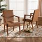 Baxton Studio Andrea Arm Chair in Tan (Set of 2), , large