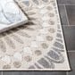 Safavieh Cabana CBN382F 2"2" x 9" Grey and Ivory Indoor/Outdoor Performance Runner, , large