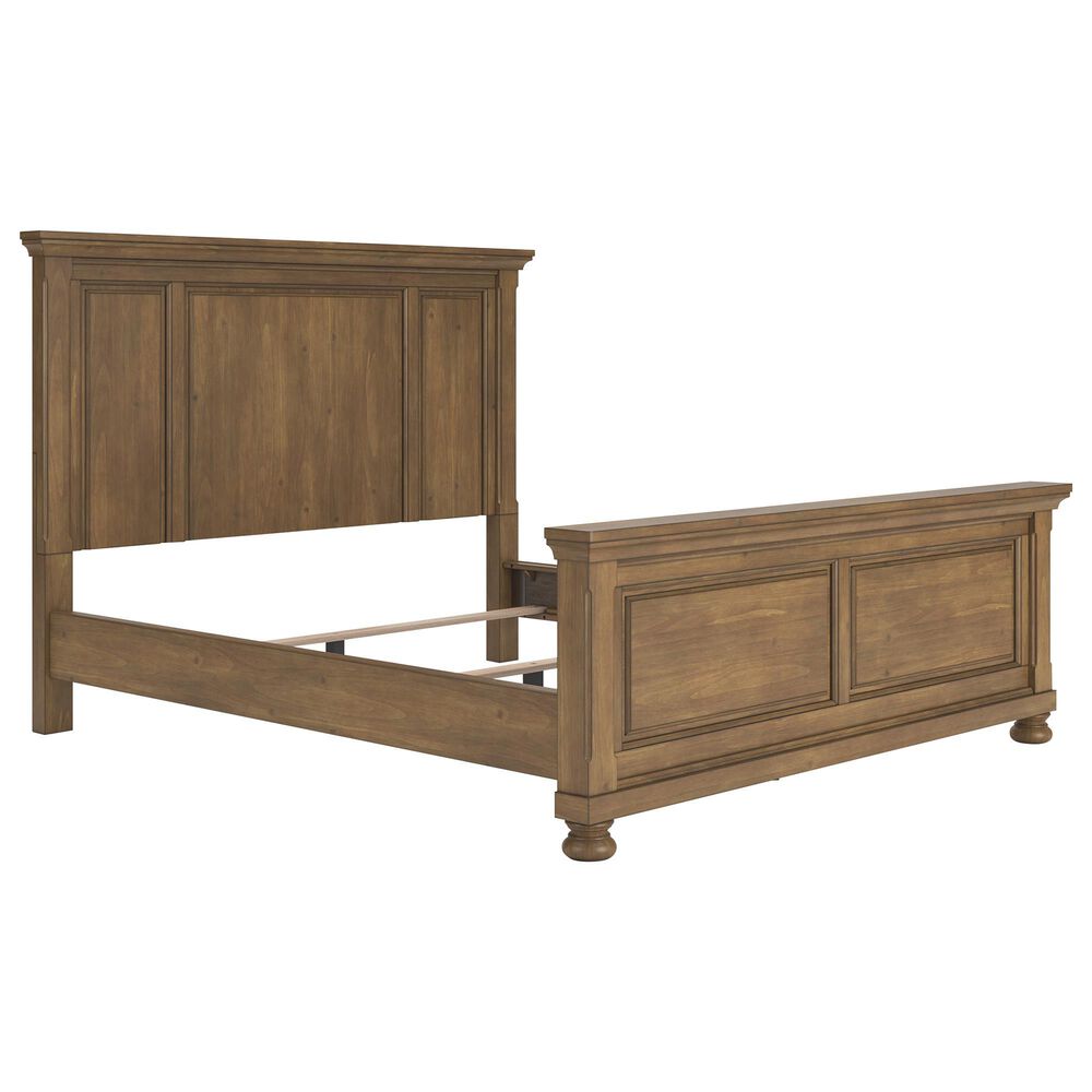 Ashley Feddinger California King Panel Bed in Chestnut Brown, , large