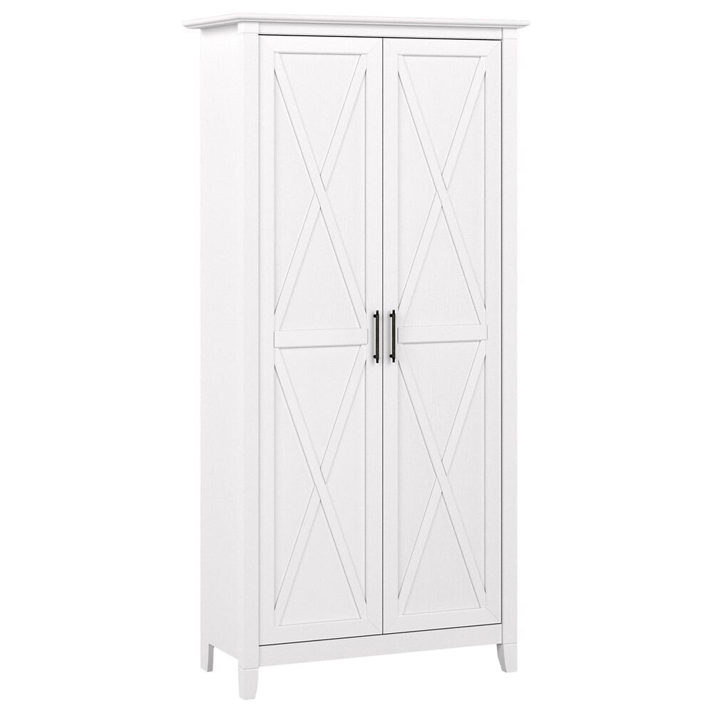 Bush Key West Storage Cabinet in Pure White Oak, , large