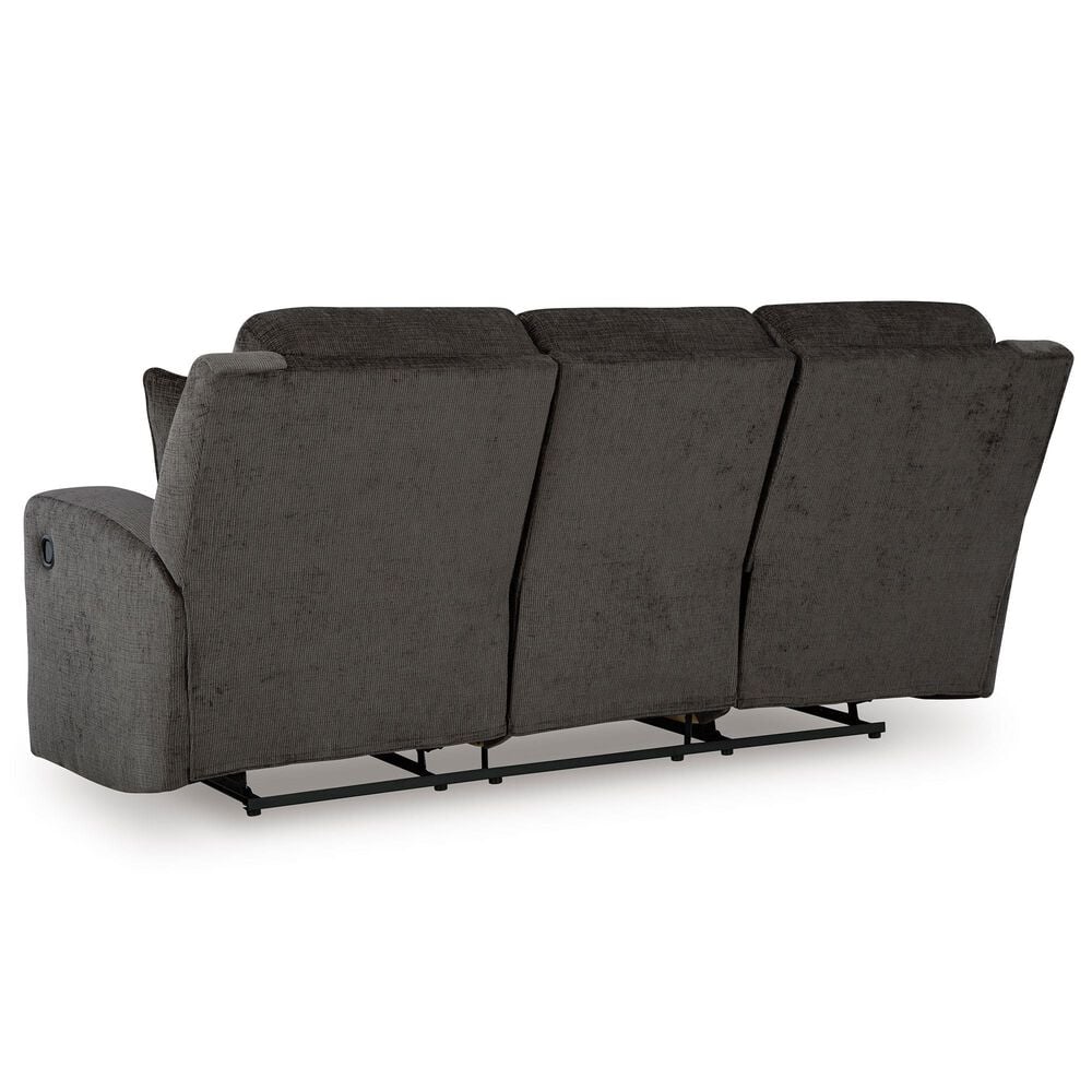 Ashley Kanlow Manual Reclining Sofa in Dusk, , large