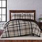 Pem America Truly Soft Paulette 3-Piece Full/Queen Comforter Set in Taupe, , large