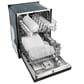 Midea 24" Front Control 2-Rack Hybrid Tub Dishwasher in Black, , large