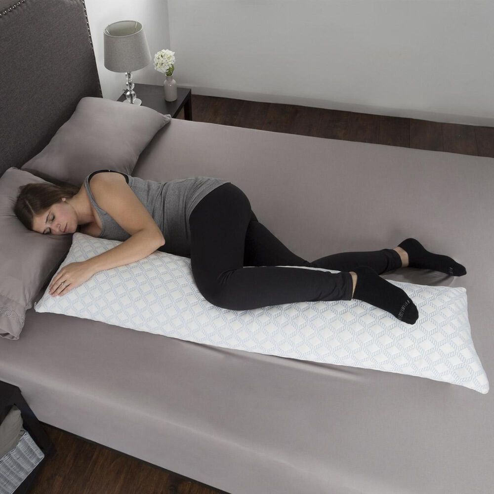 Timberlake Lavish Home Memory Foam Cooling Body Pillow, , large