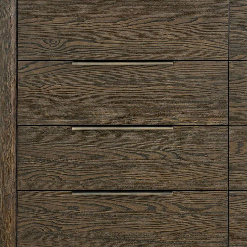 Furniture Worldwide Modern 3-Piece King Panel Bedroom Set in Sable, , large