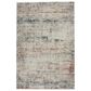 Nourison Rustic Textures Light Grey and Multicolor 6" x 9" Area Rug, , large
