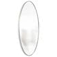 Flair Industries 42" Round Aluminum Wall Mirror in Silver, , large