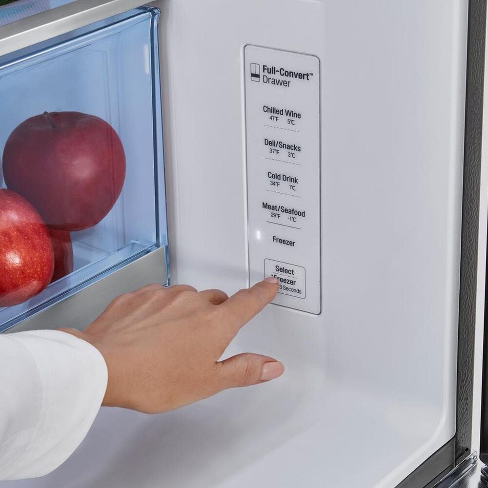 LG 23 Cu. Ft. Smart wi-fi Enabled InstaView Door-in-Door Counter-Depth Refrigerator w/ Craft Ice Maker - Stainless Steel, , large
