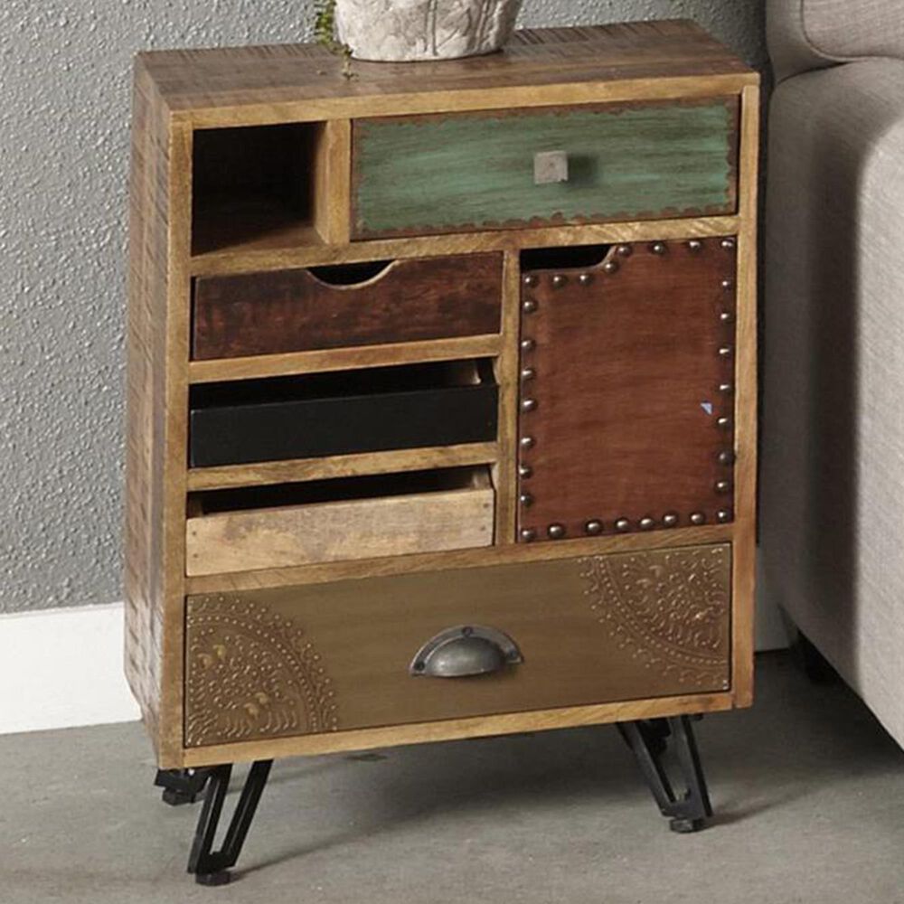 Shell Island Furniture Brisbane Small 1-Door Cabinet, , large