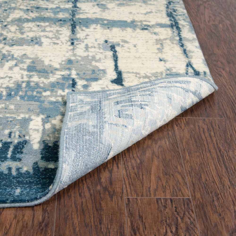RIZZY Impressions 9&#39; x 12&#39; Blue Area Rug, , large