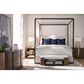 Century Furniture Carino King Upholstered Canopy Bed in Cocoa, , large