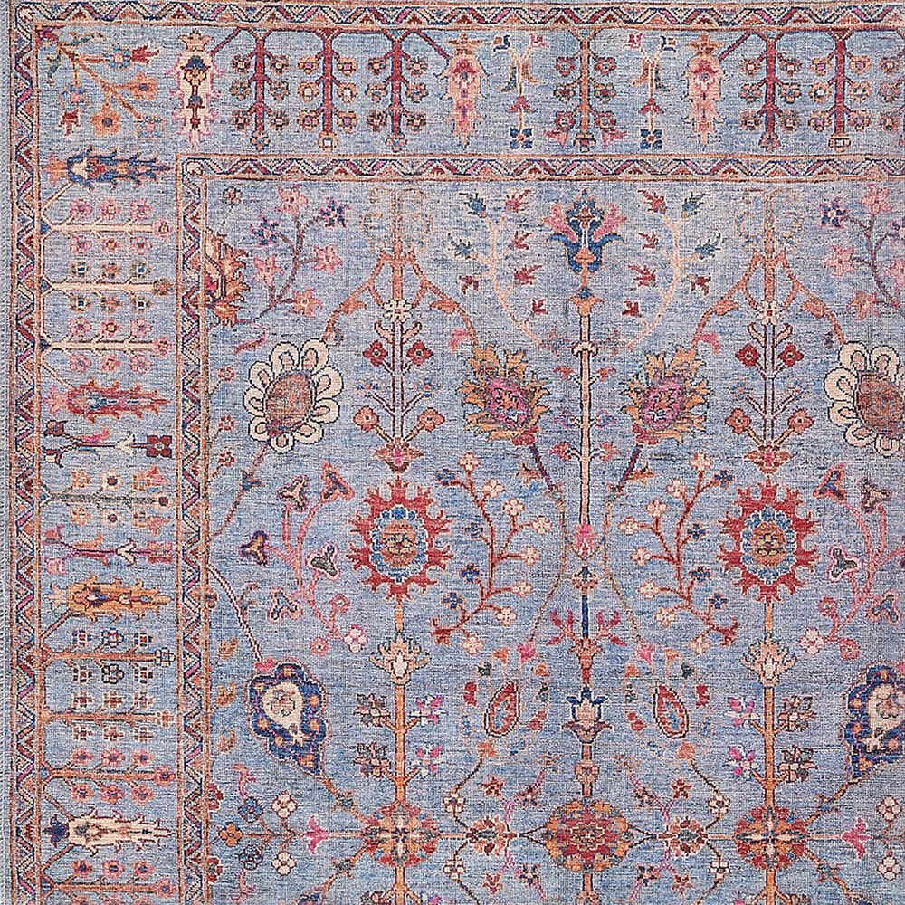 Feizy Rawlins 8&#39;10&quot; x 12&#39; Light Blue and Multicolor Area Rug, , large