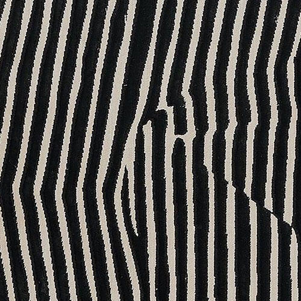 Momeni Xander Geometric 9&#39; x 13&#39; Black Area Rug, , large
