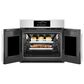 Monogram Statement 30" Smart French Door Electric Single Wall Oven in Stainless Steel, , large