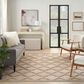 Nourison Easy Care 9" x 12" Natural Beige Indoor/Outdoor Area Rug, , large