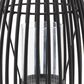 Maple and Jade 8" x 12" Indoor/Outdoor Candle Lantern with Handle in Matte Black and Clear, , large