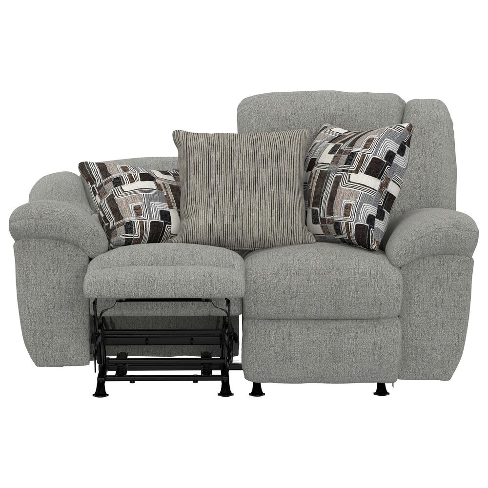 Catnapper Trifecta Manual Reclining Rocking Loveseat in Nature, , large