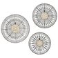 Maple and Jade 18" x 18" Eclectic Wall Decor in Black, White and Brown (Set of 3), , large