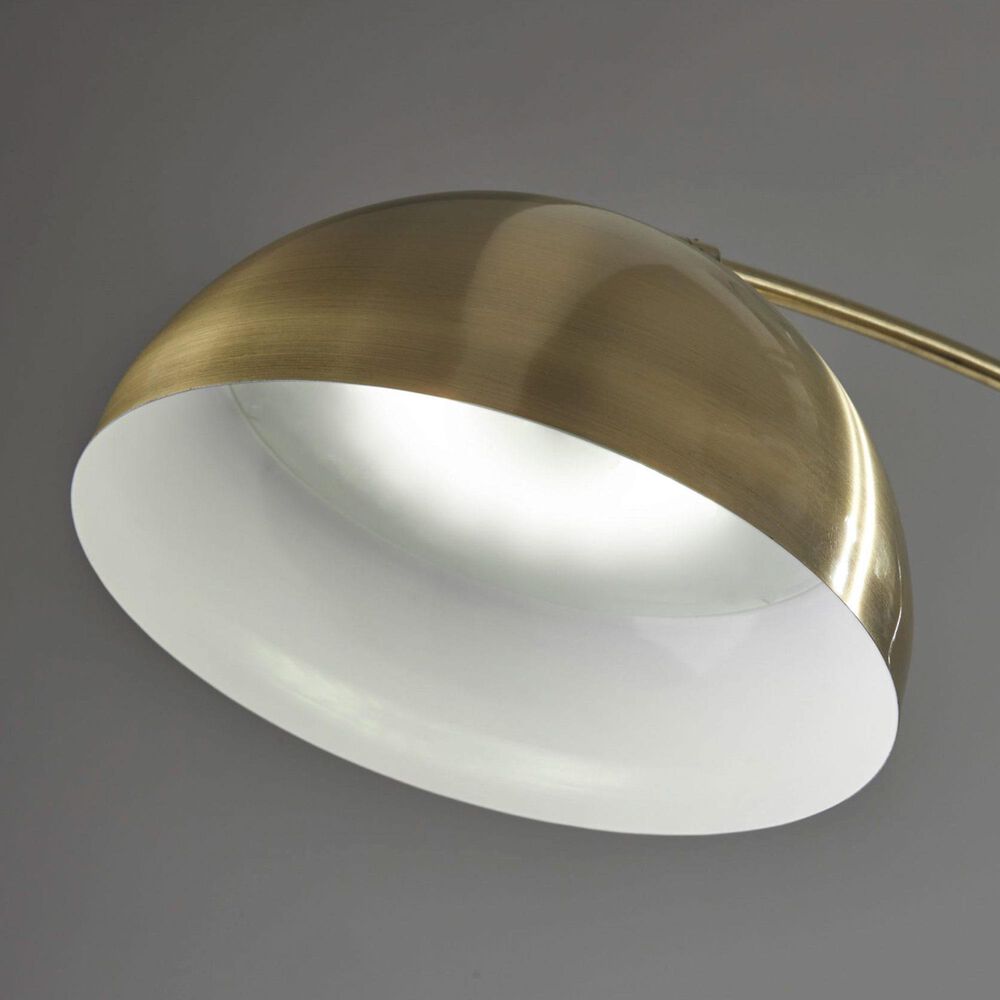 37B Bolton LED Arc Lamp with Smart Switch in Antique Brass and Brown, , large