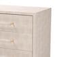 Baxton Studio Nira 3-Door Buffet Storage Cabinet in Beige, , large