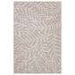 Dalyn Rug Company Sedona Floral 8" Round Putty Indoor/Outdoor Area Performance Rug, , large