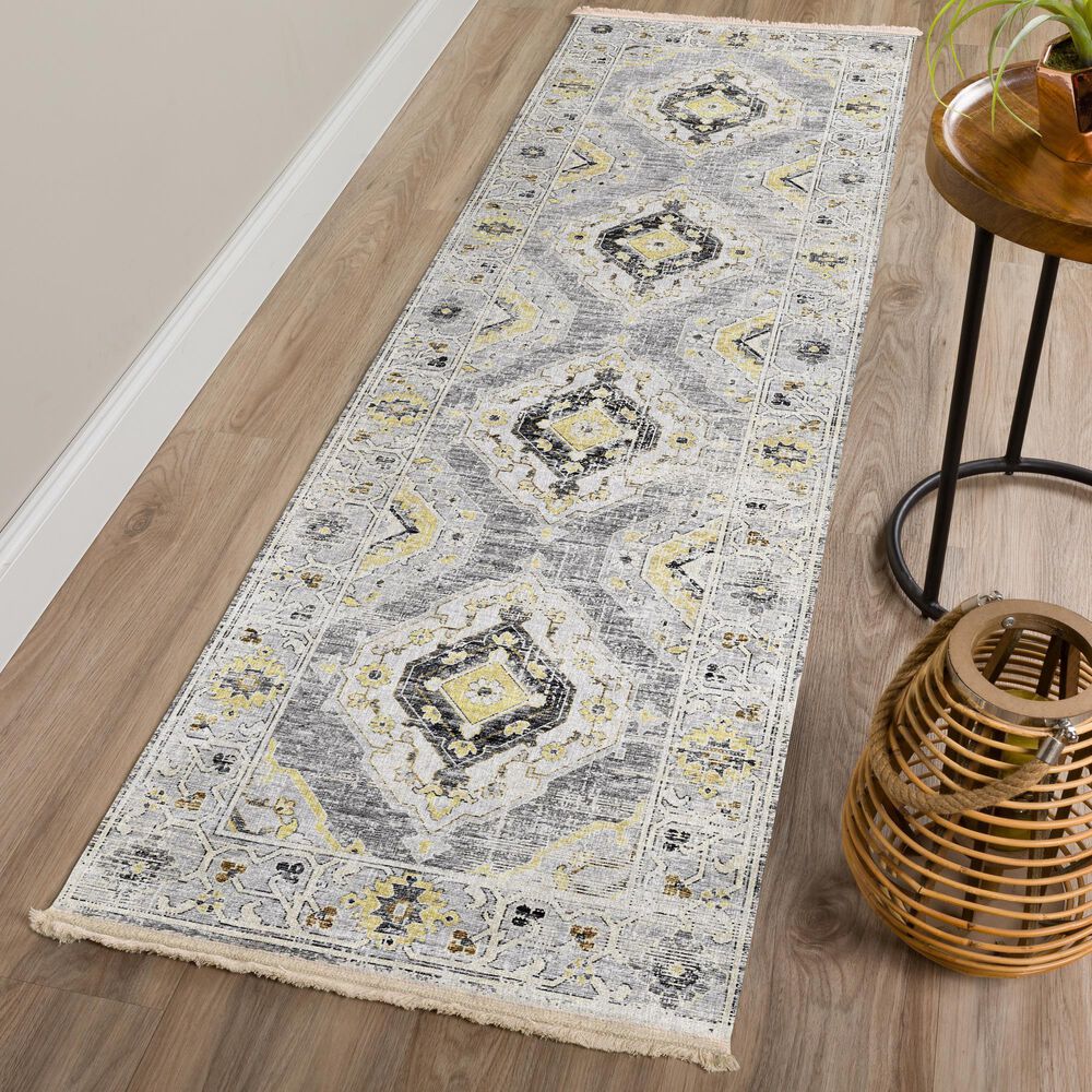Dalyn Rug Company Marbella 2&#39;3&quot; x 7&#39;6&quot; Grey Runner, , large