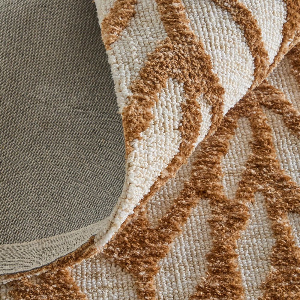 Feizy Colton Brown 3&#39;6&quot; x 5&#39;6&quot; Area Rug, , large