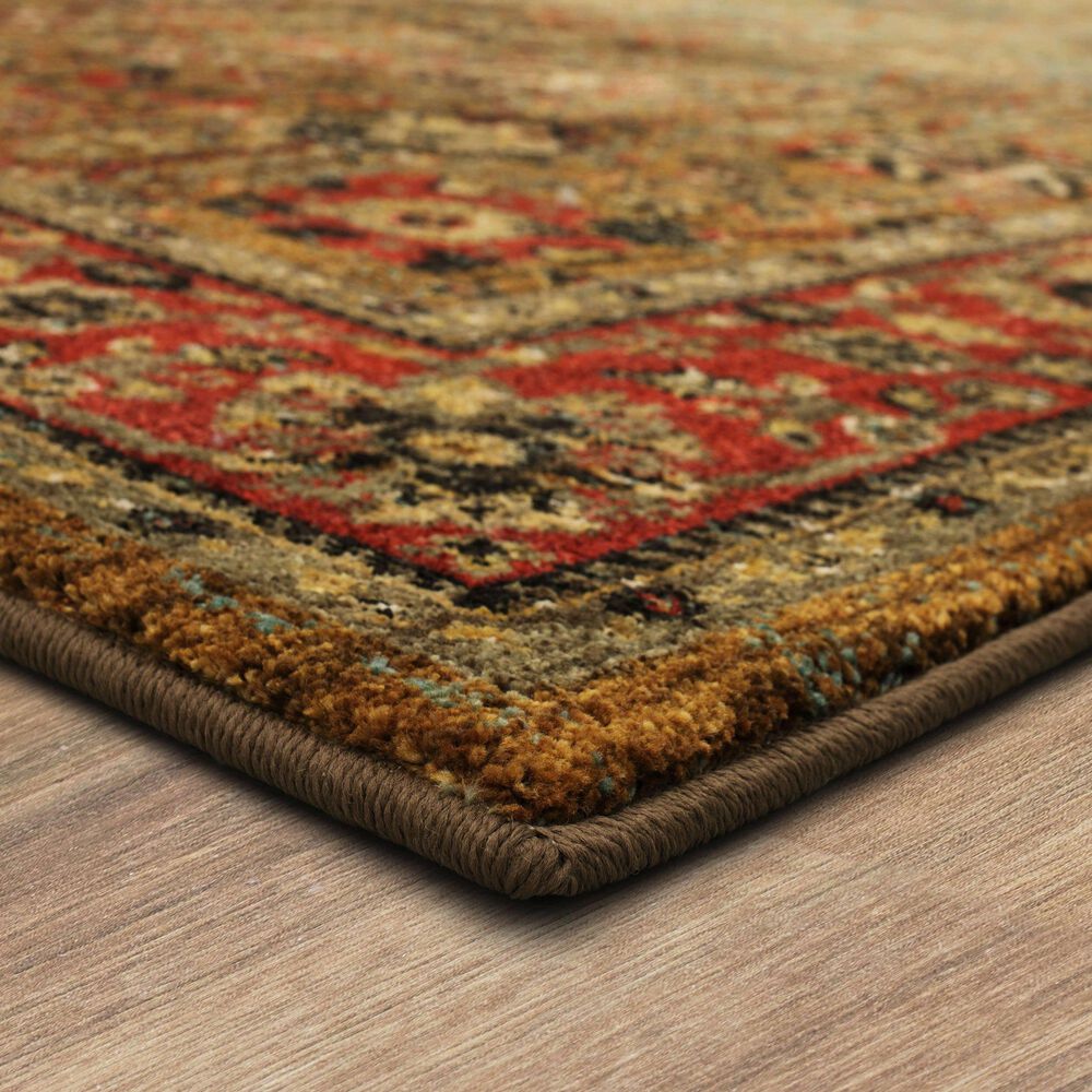 Karastan Spice Market Myanmar Aquamarine 5'3" x 7'10" Area Rug, , large